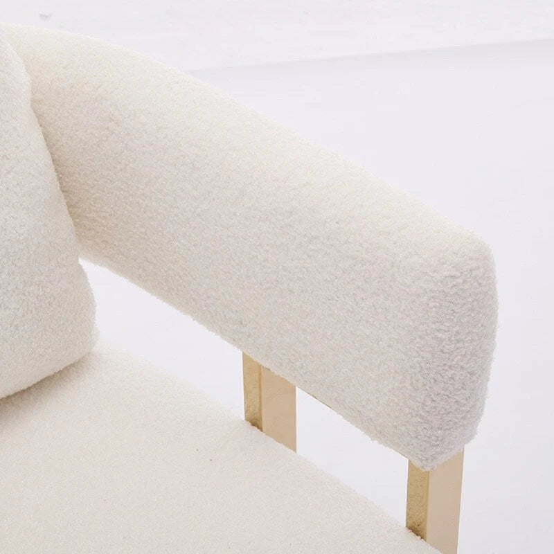 Fauteuil d'appoint rembourré de 24,4 po | Ensemble de 2 | Style moderne, Assise et dossier rembourrés
