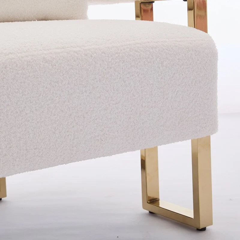 Fauteuil d'appoint rembourré de 24,4 po | Ensemble de 2 | Style moderne, Assise et dossier rembourrés