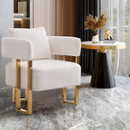 Fauteuil d'appoint rembourré de 24,4 po | Ensemble de 2 | Style moderne, Assise et dossier rembourrés