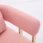 Fauteuil d'appoint rembourré de 24,4 po | Ensemble de 2 | Style moderne, Assise et dossier rembourrés