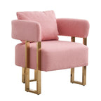Fauteuil d'appoint rembourré de 24,4 po | Ensemble de 2 | Style moderne, Assise et dossier rembourrés