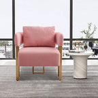Fauteuil d'appoint rembourré de 24,4 po | Ensemble de 2 | Style moderne, Assise et dossier rembourrés