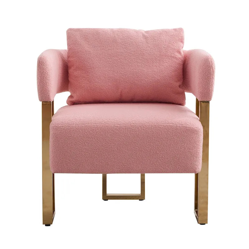 Fauteuil d'appoint rembourré de 24,4 po | Ensemble de 2 | Style moderne, Assise et dossier rembourrés