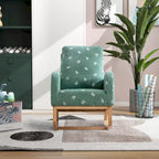 Fauteuil à bascule capitonné à dossier haut de 68 cm avec pochette latérale | Chambre d'enfant et Salon