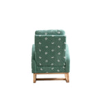 Fauteuil à bascule capitonné à dossier haut de 68 cm avec pochette latérale | Chambre d'enfant et Salon