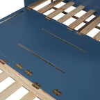Lit escamotable Queen avec meuble de rangement, multifonctionnel, capacité de 180 kg