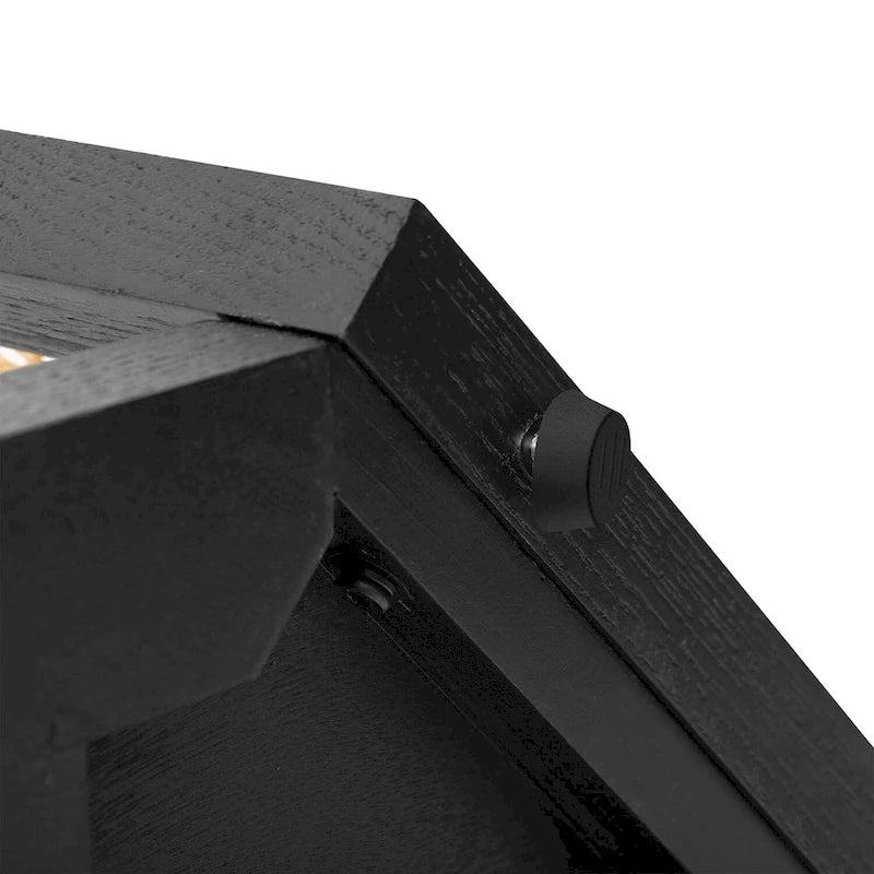 Console étroite avec étagère en rotin | Plateau irrégulier, style bohème