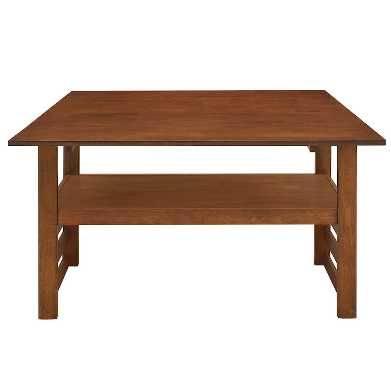 Ensemble table et chaises de salle à manger extensibles en bois, ensemble table et chaises de salle à manger du milieu du siècle avec 2 rallonges et étagère de rangement