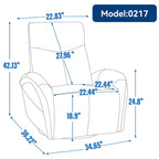 Fauteuil inclinable électrique pivotant à 270° en cuir PU | Fauteuil à bascule, Salon
