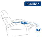 Fauteuil inclinable électrique pivotant à 270° en cuir PU | Fauteuil à bascule, Salon