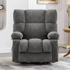 Fauteuil inclinable releveur électrique bleu avec chauffage, massage et port USB pour personnes âgées