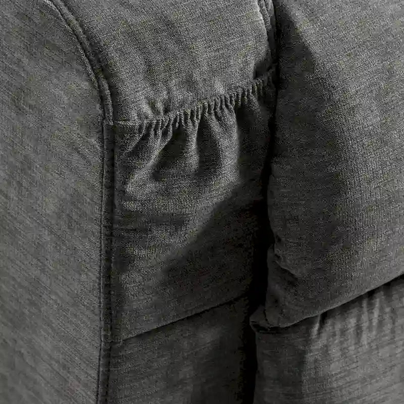 Fauteuil inclinable releveur électrique bleu avec chauffage, massage et port USB pour personnes âgées