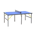 Table de tennis de table 6 pieds taille moyenne pliable et portable pour l'intérieur et l'extérieur