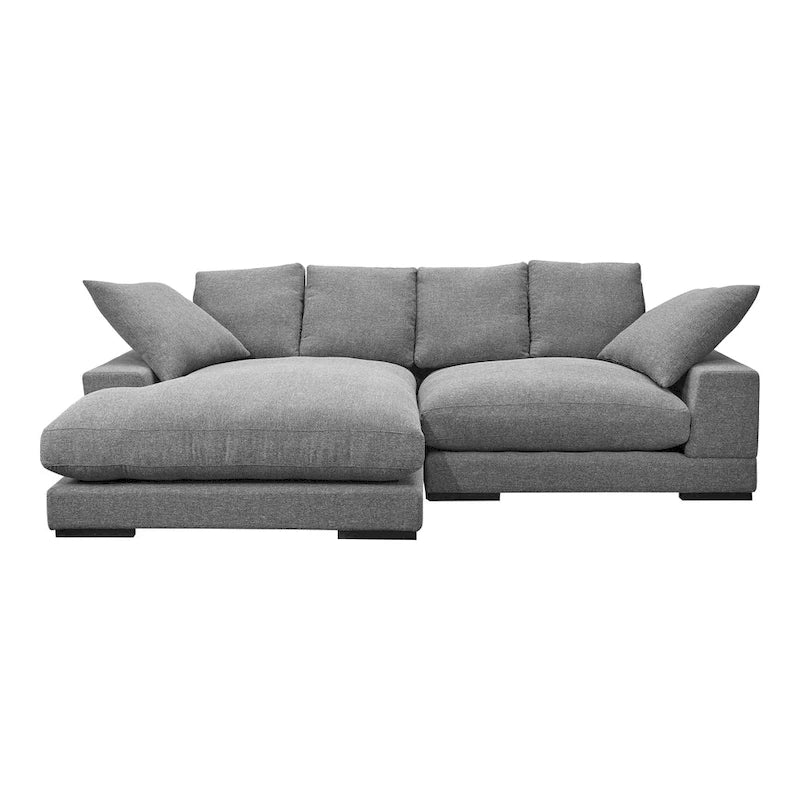 Canapé sectionnel réversible avec méridienne convertible | Cadre en bois massif | Polyester, 106 po L