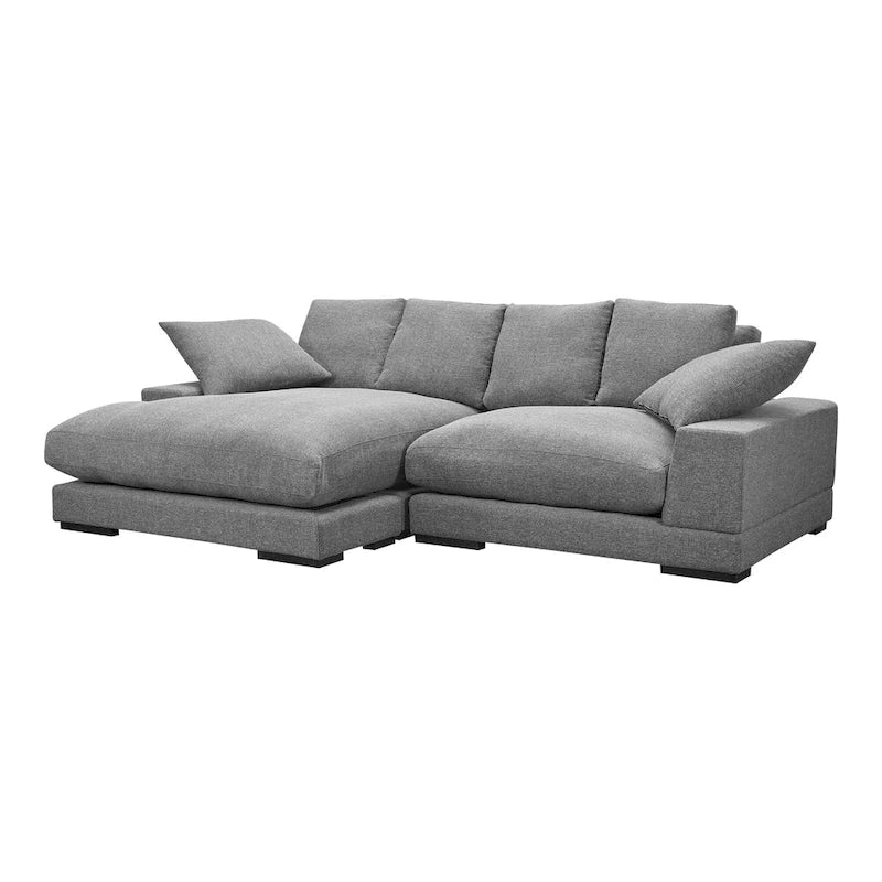 Canapé sectionnel réversible avec méridienne convertible | Cadre en bois massif | Polyester, 106 po L