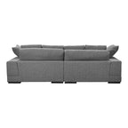 Canapé sectionnel réversible avec méridienne convertible | Cadre en bois massif | Polyester, 106 po L