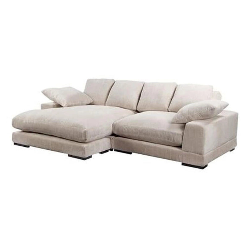 Canapé sectionnel réversible avec méridienne convertible | Cadre en bois massif | Polyester, 106 po L