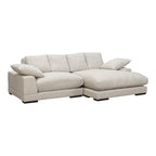 Canapé sectionnel réversible avec méridienne convertible | Cadre en bois massif | Polyester, 106 po L