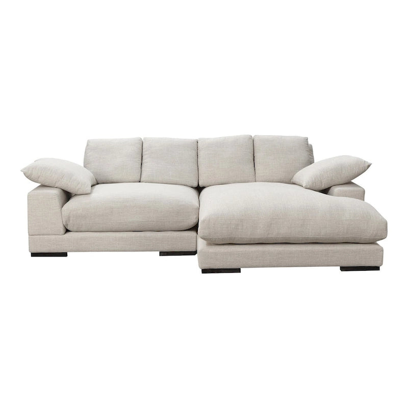 Canapé sectionnel réversible avec méridienne convertible | Cadre en bois massif | Polyester, 106 po L