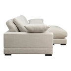 Canapé sectionnel réversible avec méridienne convertible | Cadre en bois massif | Polyester, 106 po L