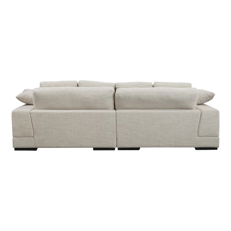 Canapé sectionnel réversible avec méridienne convertible | Cadre en bois massif | Polyester, 106 po L