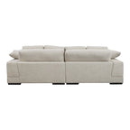 Canapé sectionnel réversible avec méridienne convertible | Cadre en bois massif | Polyester, 106 po L