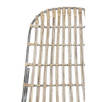 Lot de 2 chaises de salle à manger en rotin | Style bohème du milieu du siècle | Capacité de 113 kg, naturel