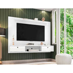 Meuble TV mural flottant de 180 cm | Style moderne du milieu du siècle | Convient aux téléviseurs de 65 po