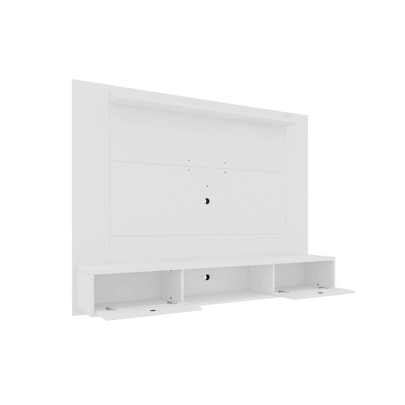 Meuble TV mural flottant de 180 cm | Style moderne du milieu du siècle | Convient aux téléviseurs de 65 po
