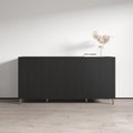 Buffet moderne de 75 po au fini mat | Grand espace de rangement | Fabrication européenne, livré à plat
