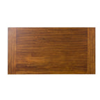 Bureau de 56" avec 3 tiroirs et tablette coulissante pour clavier | Base industrielle en métal | Brun