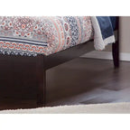 Lit plateforme King avec lit gigogne double XL | Bois massif | Sans sommier tapissier, capacité de 363 kg