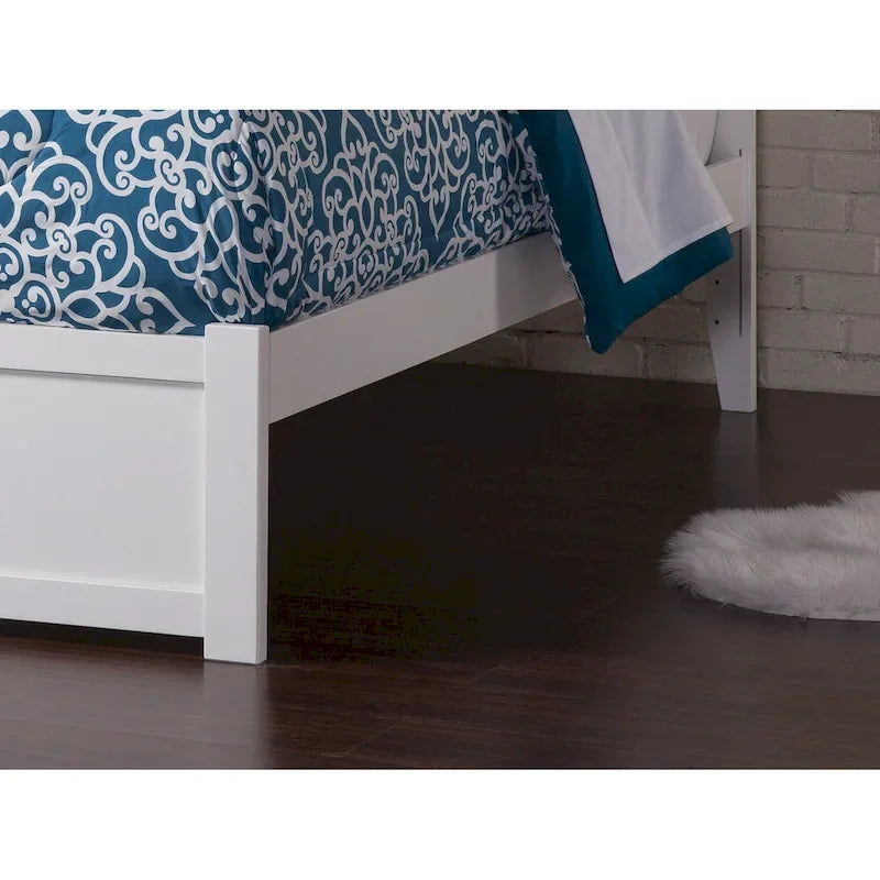Lit plateforme King avec lit gigogne double XL | Bois massif | Sans sommier tapissier, capacité de 363 kg