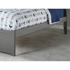 Lit plateforme King avec lit gigogne double XL | Bois massif | Sans sommier tapissier, capacité de 363 kg