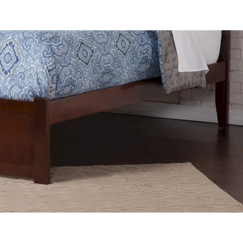 Lit plateforme King avec lit gigogne double XL | Bois massif | Sans sommier tapissier, capacité de 363 kg