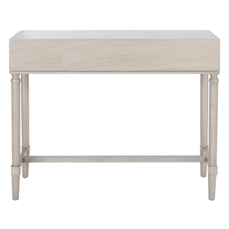 Console 2 tiroirs | Style Campagne Française | Détails sculptés, finition élégante, 91 cm l.
