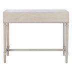 Console 2 tiroirs | Style Campagne Française | Détails sculptés, finition élégante, 91 cm l.