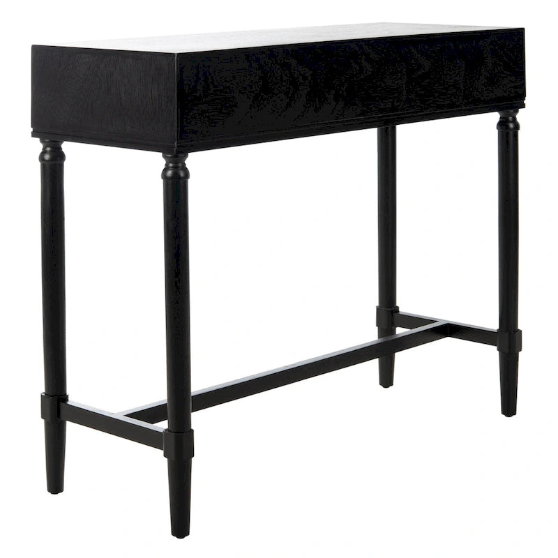 Console 2 tiroirs | Style Campagne Française | Détails sculptés, finition élégante, 91 cm l.