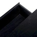 Console 2 tiroirs | Style Campagne Française | Détails sculptés, finition élégante, 91 cm l.