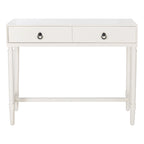 Console 2 tiroirs | Style Campagne Française | Détails sculptés, finition élégante, 91 cm l.