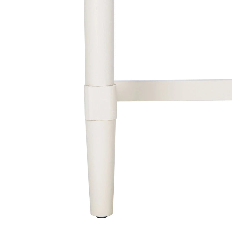 Console 2 tiroirs | Style Campagne Française | Détails sculptés, finition élégante, 91 cm l.