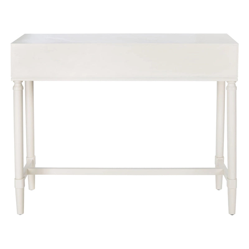 Console 2 tiroirs | Style Campagne Française | Détails sculptés, finition élégante, 91 cm l.