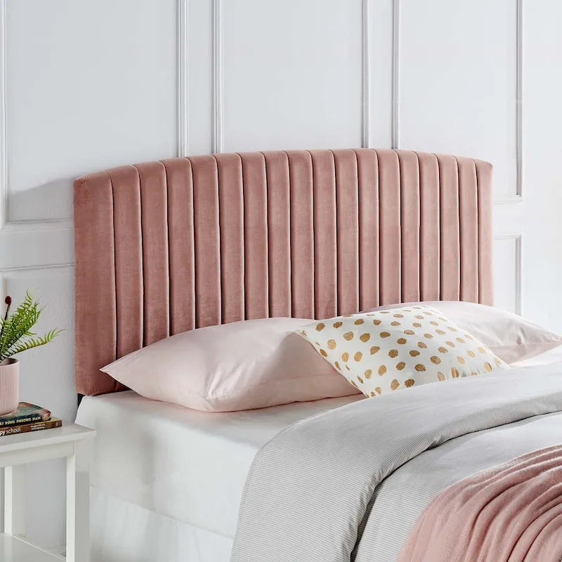 Silver Orchid La Marr Velvet Full / Queen Headboard