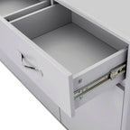 Guéridon Sidrboard moderne, Table d'appoint avec tiroir et portes