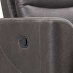 Fauteuil inclinable manuel en tissu | Structure en pin massif | 100 % polyester, capacité de 136 kg