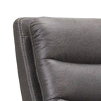 Fauteuil inclinable manuel en tissu | Structure en pin massif | 100 % polyester, capacité de 136 kg