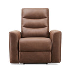 Fauteuil inclinable manuel en tissu | Structure en pin massif | 100 % polyester, capacité de 136 kg