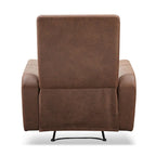 Fauteuil inclinable manuel en tissu | Structure en pin massif | 100 % polyester, capacité de 136 kg
