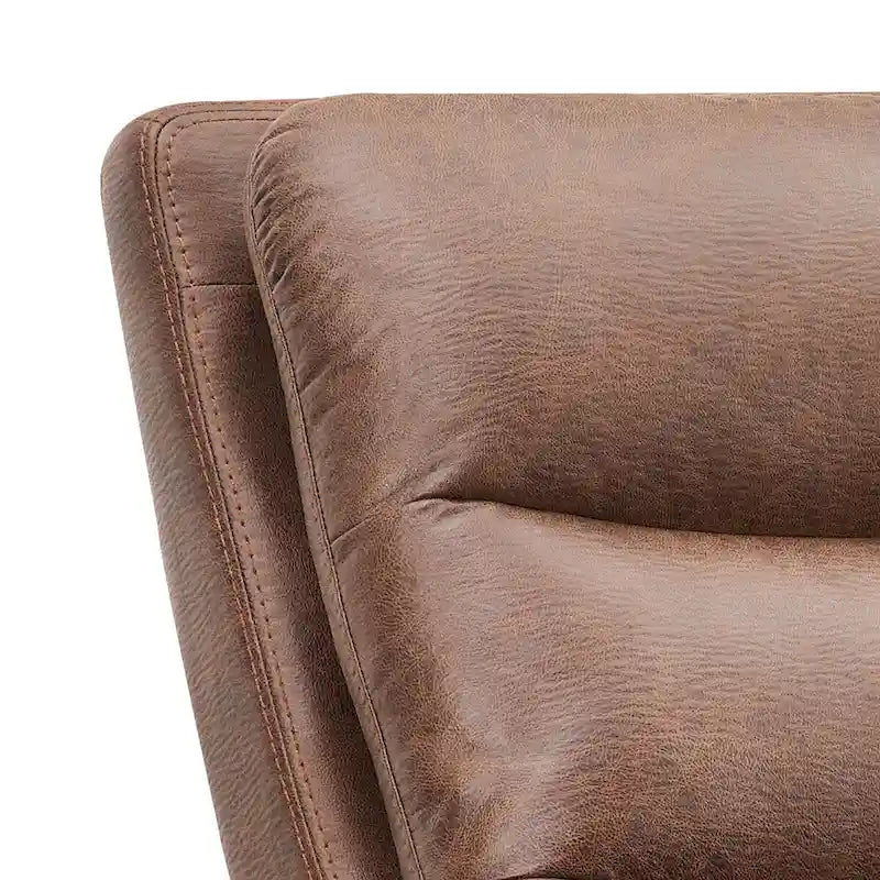 Fauteuil inclinable manuel en tissu | Structure en pin massif | 100 % polyester, capacité de 136 kg