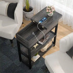 Table d'appoint avec station de recharge - 11P x 23,6L x 24,5H